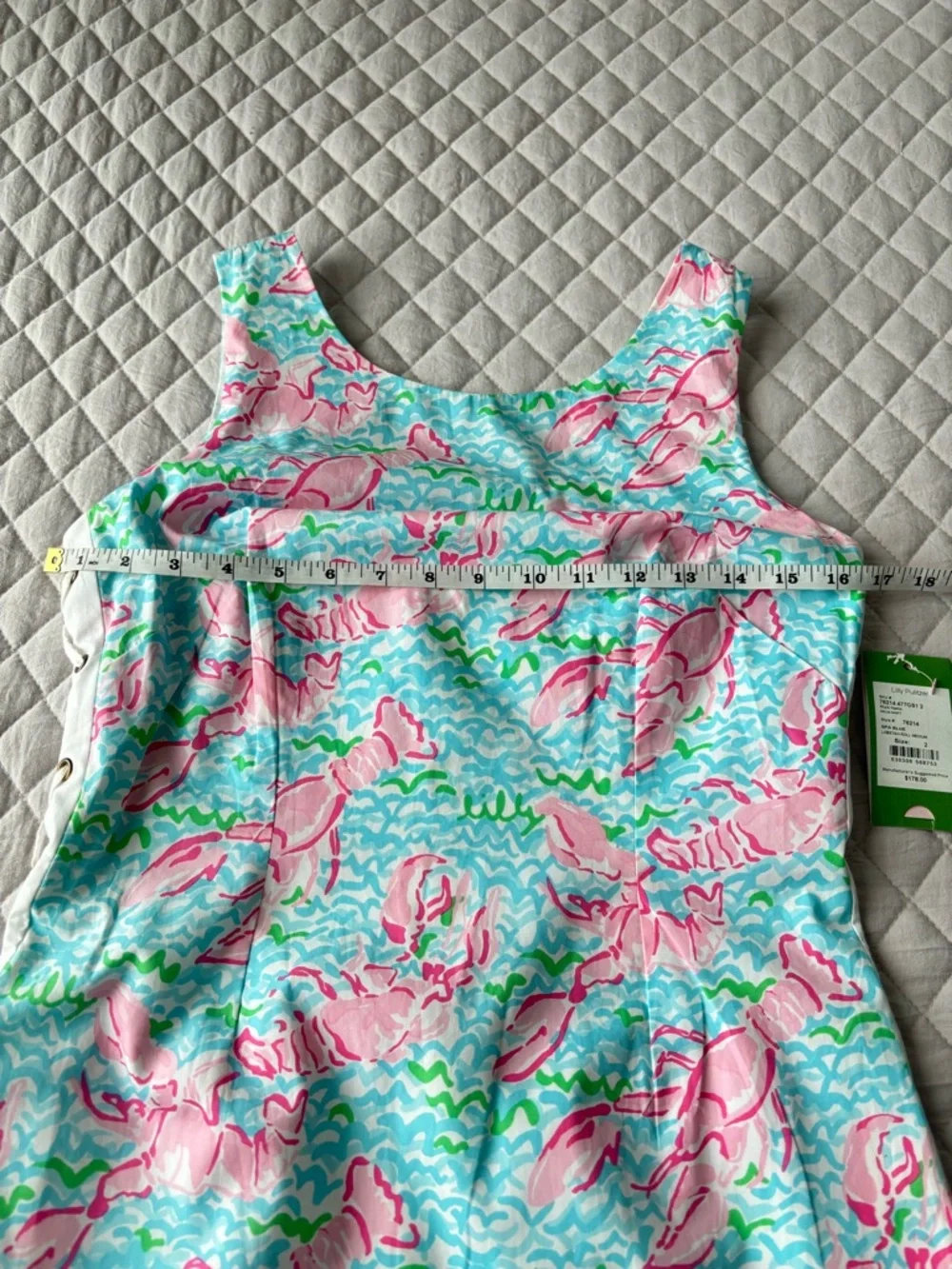 NWT Lilly Pulitzer Lobster Print Shift Dress - Picture 11 of 11